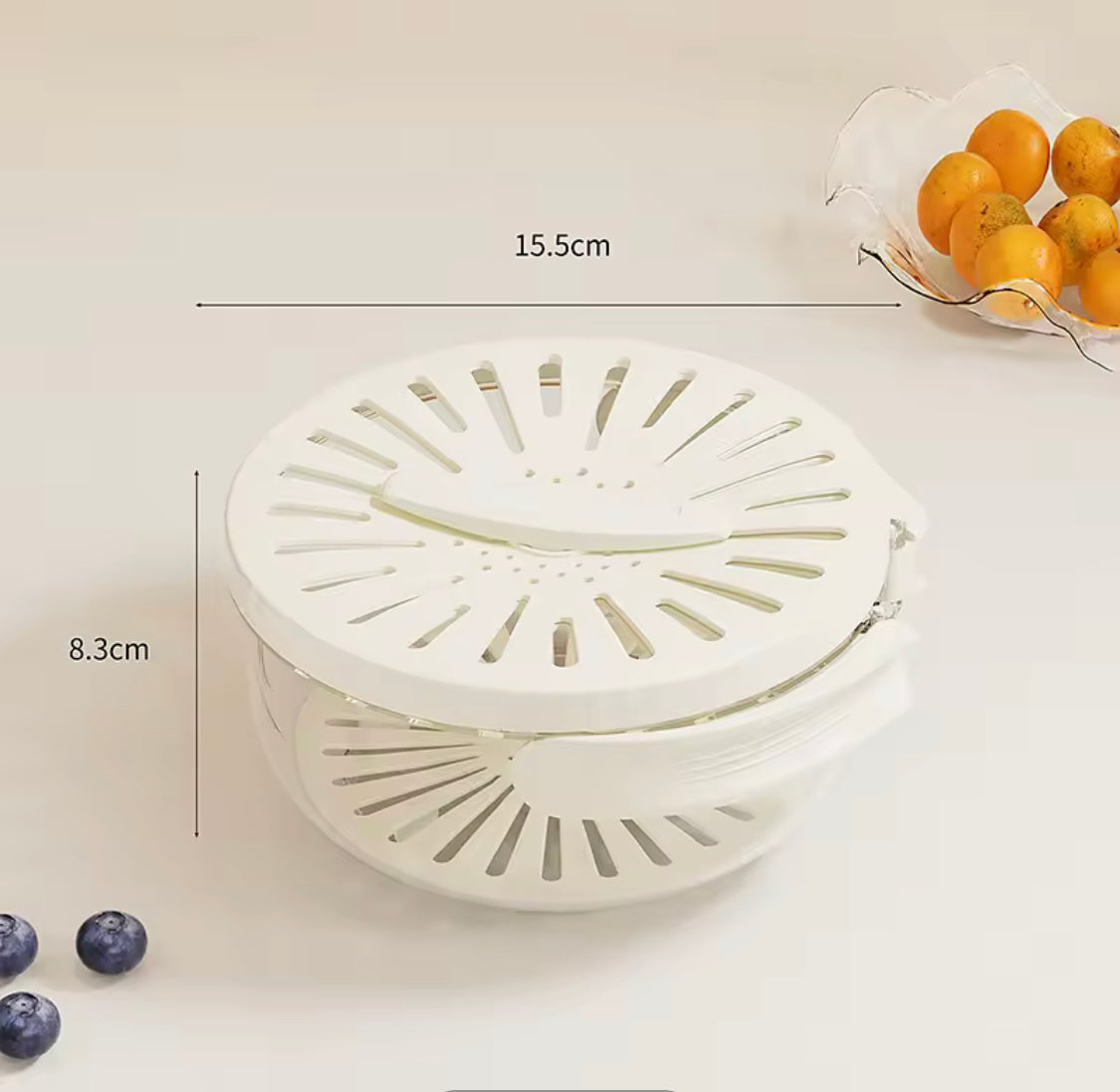 3 in 1 Drain Basket Storage Box, Fruit And Vegetable Washing Bowl With Strainer, Fruit And Vegetable Dehydrator Basket
