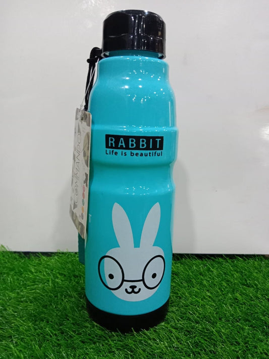 Anime Water Bottle, Cute Commando Bottle with Wide Mouth, Kids Plastic Sport Water Bottle, Portable School Drinking Bottle, Lovely Cute Water Bottle With Straw