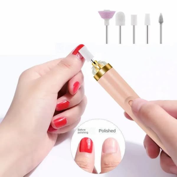 Flawless Salon Nails Kit, Electronic Nail File and Full Manicure and Pedicure Tool